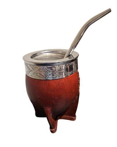 Mate Imperial guarda acero, interior de acero térmico color marrón + Bombilla