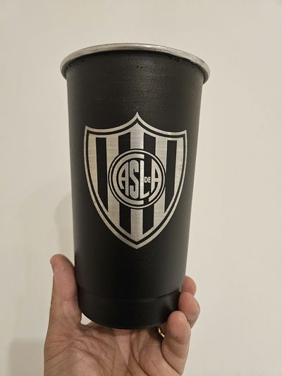 Vaso Aluminio 1 Litro Grabado San Lorenzo