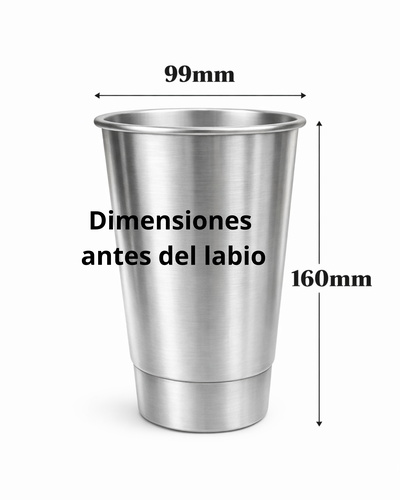 Vasos de Aluminio 1L IDEAL JARRA UPR x 50 unidades