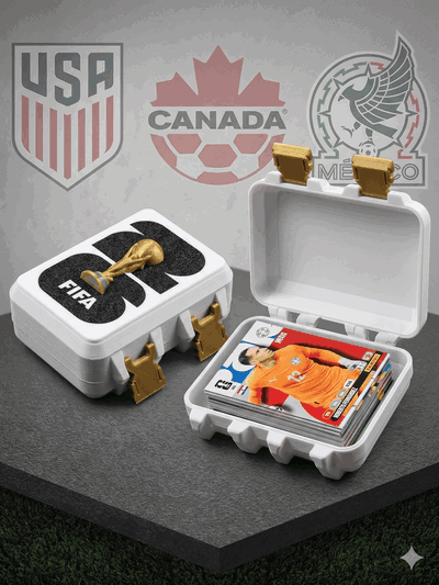 Caja Organizador X2 Unidades - Figuritas Mundial Fifa 2026 Personalizable
