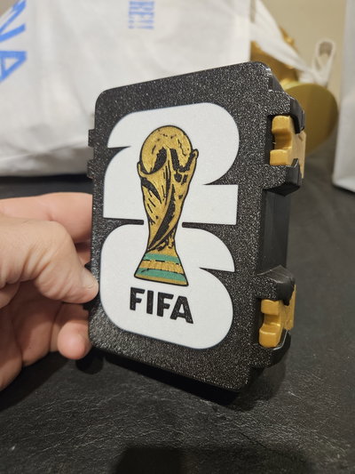 DOBLE Caja Organizador SOLO Figuritas Mundial Fifa 2026