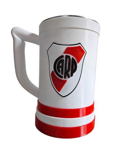 Jarra 3D 1 litro River Rojo