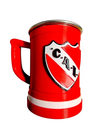 Jarra Independiente 3D 1 Litro Rojo