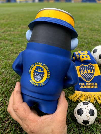 Vaso Mono 500ml Boca Juniors Más Siempre mono (espalda)