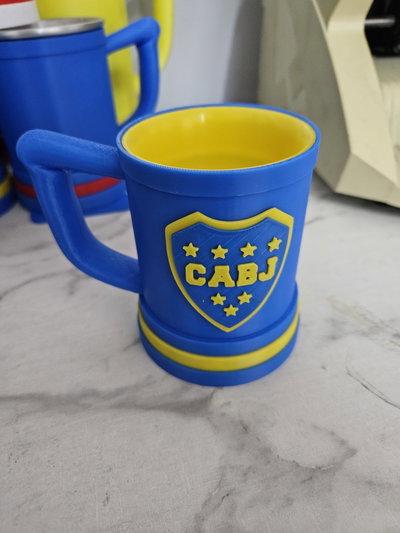 Mate de Boca Juniors Clasico 3D