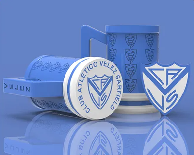 Jarra Velez Sarfield 3D 500ML MOD 2