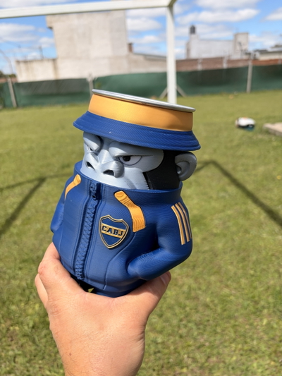 Vaso Mono 500ml Boca Juniors Personalizado Nombre y Numero