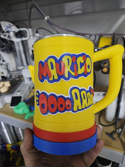 Jarra Un Poco de Ruido 3D 1 LITRO NOMBRE PERSONALIZADO