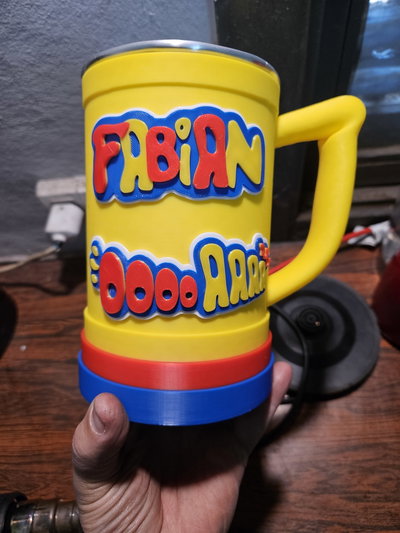 Jarra Un Poco de Ruido 3D 1 LITRO NOMBRE PERSONALIZADO