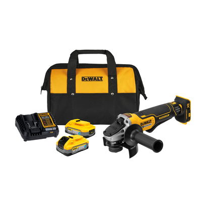 Amoladora Angular Dewalt Dcg413h2 + 2 Bat. Cargador Y Bolso