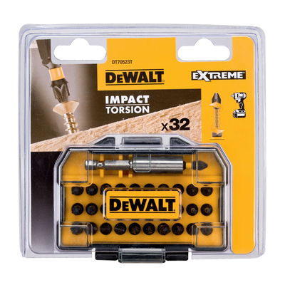 Set Juego Puntas Atornillador Impacto Torque 32 Pzs Dewalt