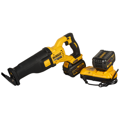 Sierra Sable Inalámbrica 2 Baterías 60v Cargador DCS388