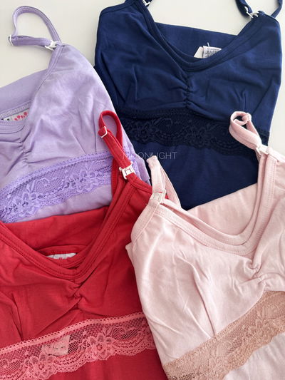 Camisón maternal musculosa bretel fino