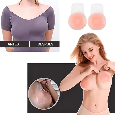 Pezoneras de silicona levanta busto