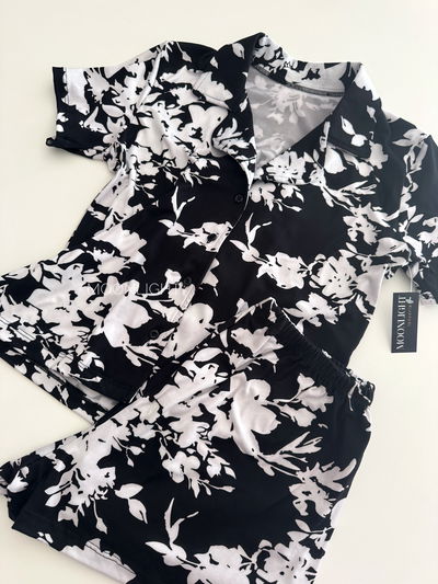 Pijama camisero estampado