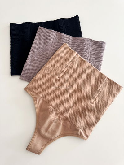 Faja alta colaless con ballena premium