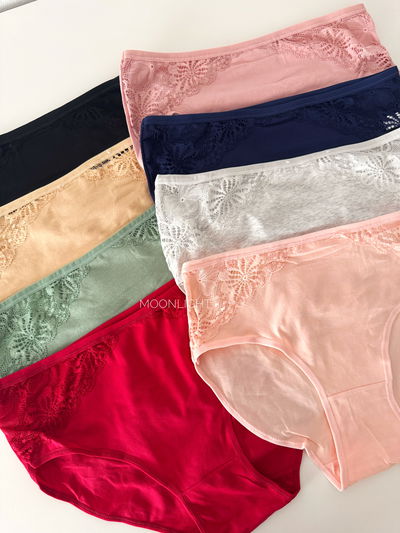 Trusa algodón c/encaje