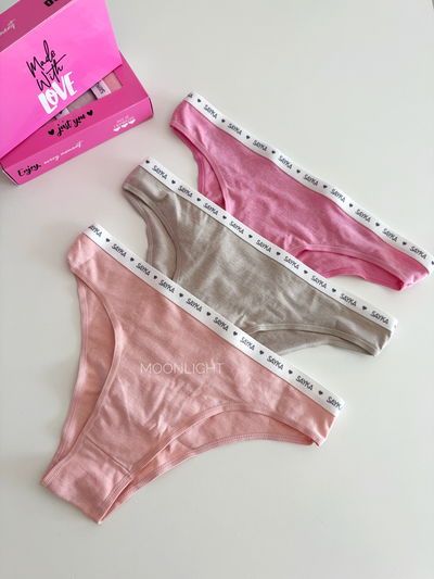 Pack x3 Sayka vedetina algodón