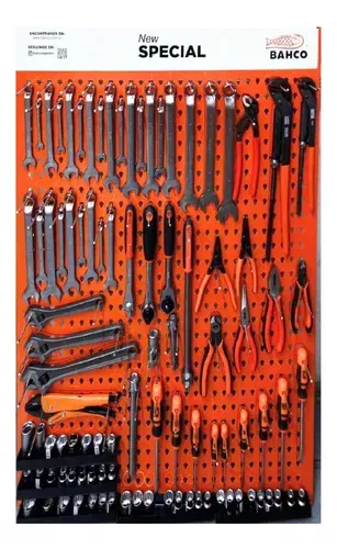 Tablero Bahco Panel New Special 97 Piezas Naranja