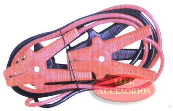 Jgo. Cable puente 400 Amp., para DIESEL y c/GAS, 3mts