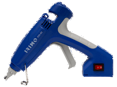 Pistola para pegamento con 12 barras de pegamento y boquillas