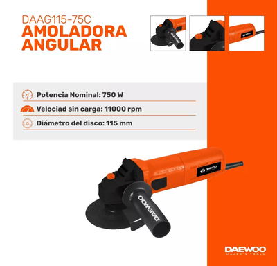 Amoladora 4.1/2  750w