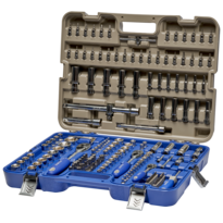 Juego de herramientas de 1/4"-3/8"-1/2", 172 piezas