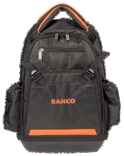 Mochila con parte inferior de plástico duro antideslizante