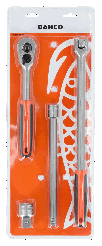 Juego de 4 accesorios de 1/2" 