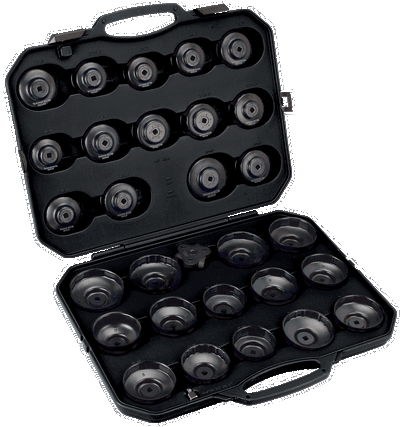 Conjunto de copas para filtro de aceite - 30 piezas