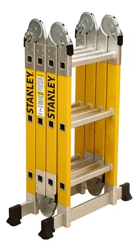 Escalera Articulada Stanley Dieléctrica 12 Escalones 4x3