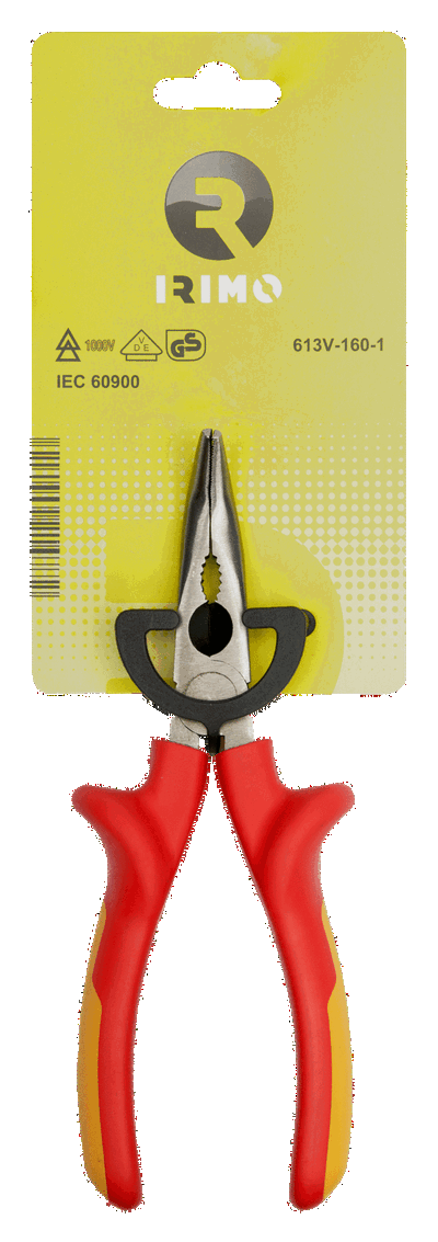 Alicates de boca semirredonda aislados y curvados