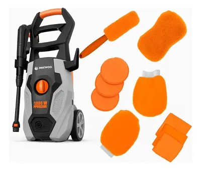 COMBO HIDROLAVADORA 1400W + KIT LIMPIEZA