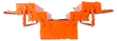 Caja fuelle metálica de 5 compartimientos 