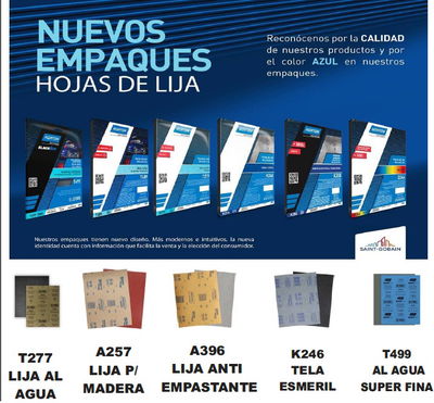 HOJAS DE LIJA