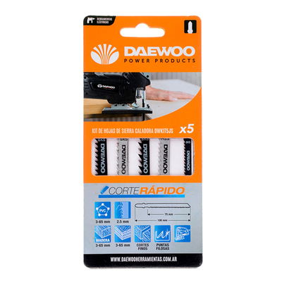 Kit 5 Hojas de Sierra Caladora