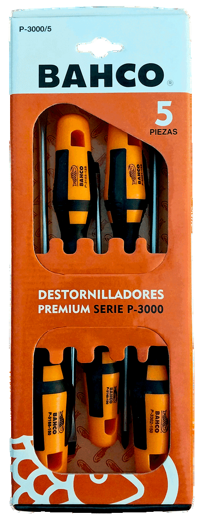 Set de destornilladores premium - 5 unidades