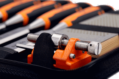 Juego de cinceles con mango de goma 6-32 mm - 6 uds