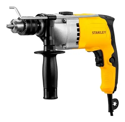 Taladro de 13mm  800W con  percutor + accesorios con maletín 