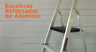 Escalera aluminio  7 Escalones 150 Kgrs