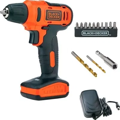 Taladro inalambrico 10mm 12v, incluye accesorios