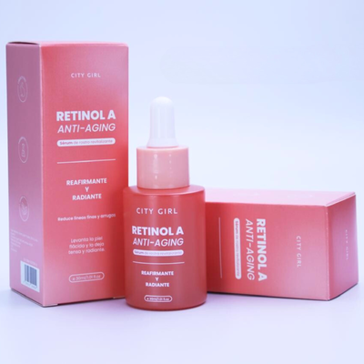 Sérum Facial Retinol A Anti-Edad Reafirmante Radiante -City Girl 