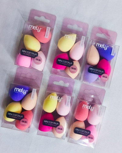 Set de 4 mini esponjas MELY