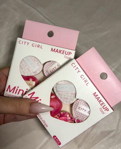 Set de 4 esponjitas CITY GIRL 
