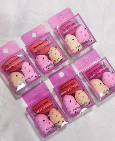 Set de 3 esponjitas CHARM LIMIT