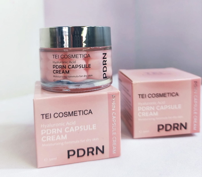 Crema con ácido hialurónico y PDRN TEI