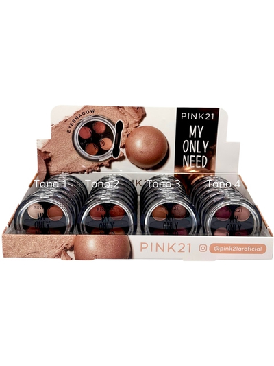 Mini Paleta de Colores MY ONLY NEED- PINK 21