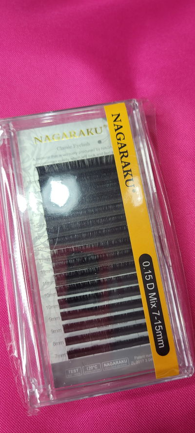 Pestañas Nagaraku, 0,15 , mix , D 