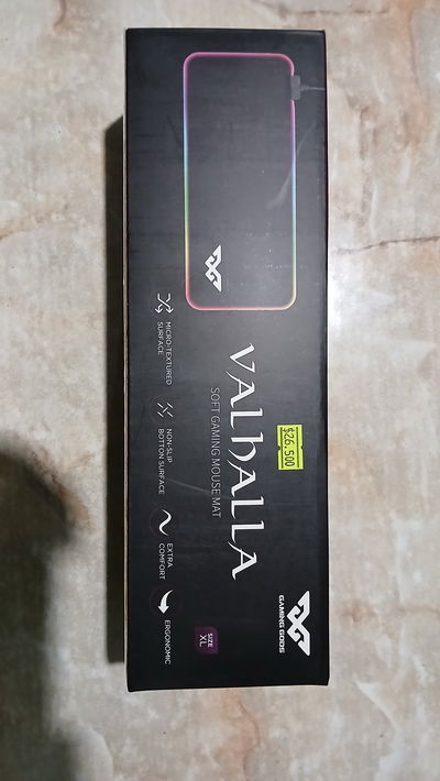 Alfombrilla gamer XL con luces rgb 