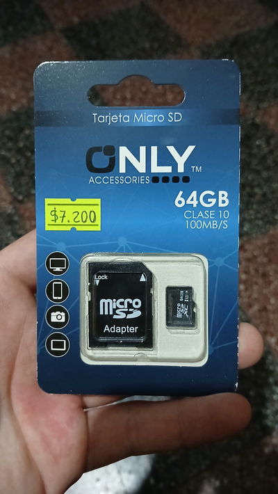 Tarjeta micro SD 64GB